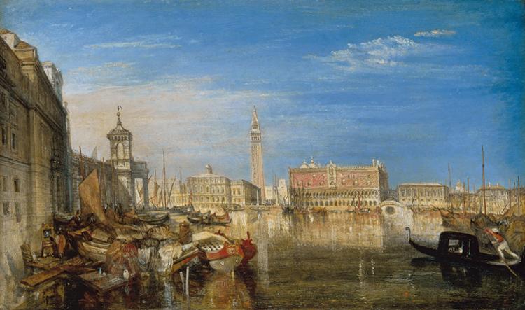 Joseph Mallord William Turner Bridge of Sighs,Ducal Palace and Custom-house (mk31)